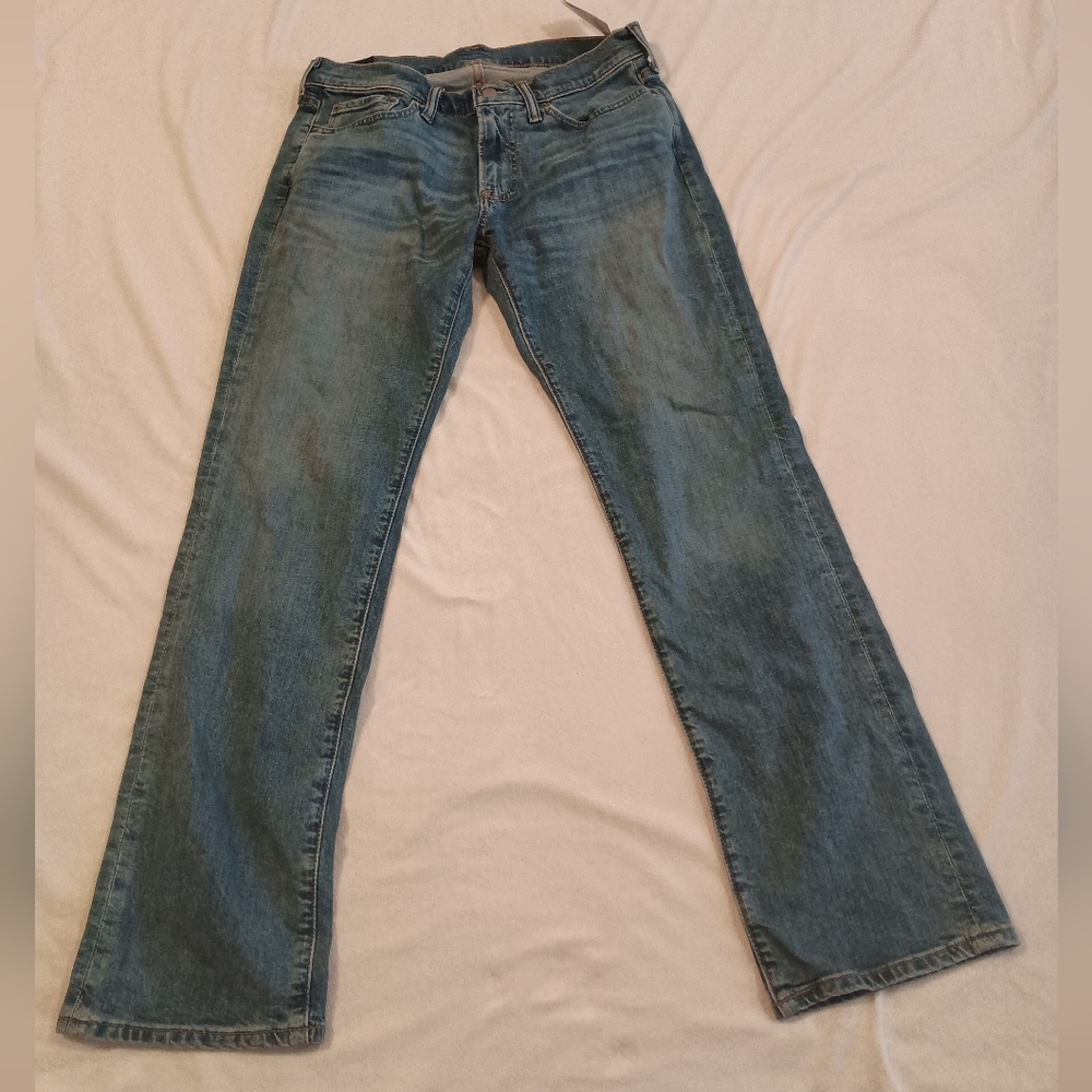 Abercrombie & Fitch Selvedge Kennan Straight Stretch Jeans Men's Size 31X32